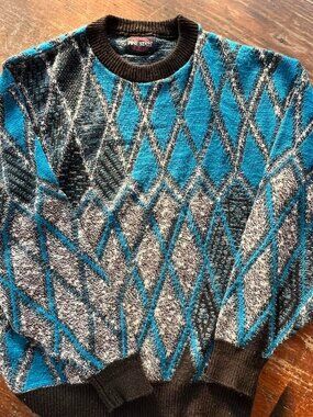 Vintage 70s-80s Geometric Sweater